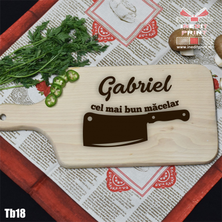 Cadouri - Tocător personalizat Măcelar TB18