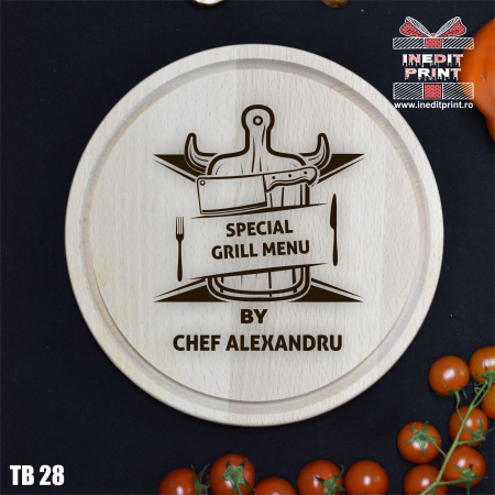 Tocător personalizat Special Menu TB28