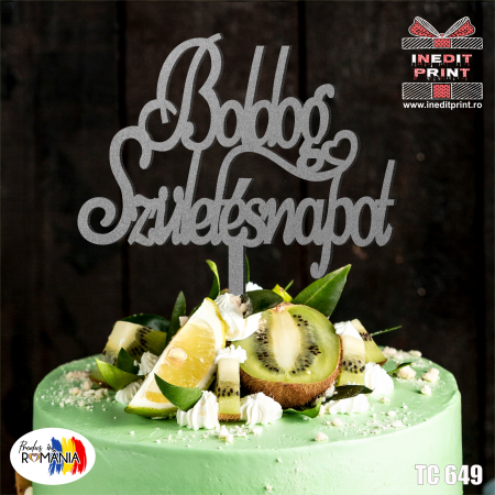 Topper Tort Boldog Szuletesnapot TC649 [3]