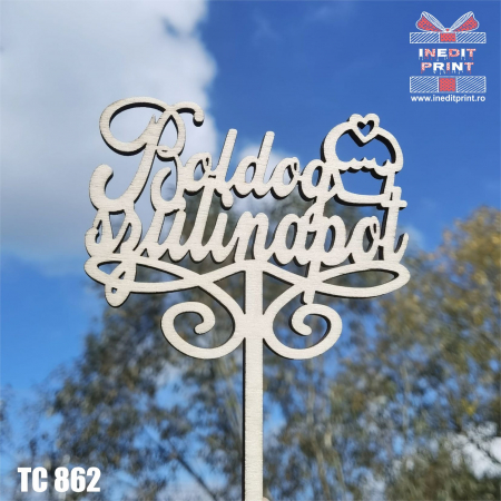 Topper Tort Boldog Szulinapot TC862 [1]