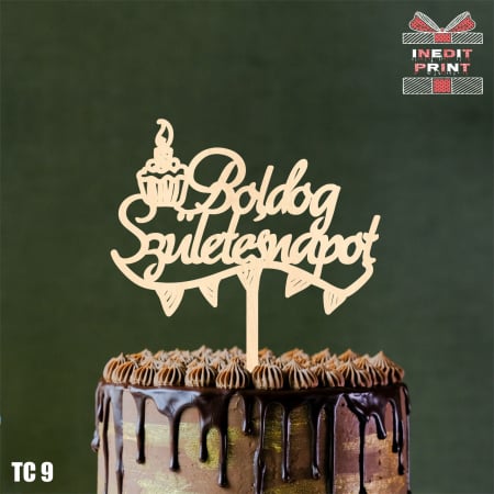 Maghiara - Topper tort Boldog Szuletesnapot TC9