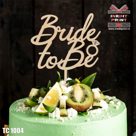 Engleza - Topper tort Bride to Be TC1004