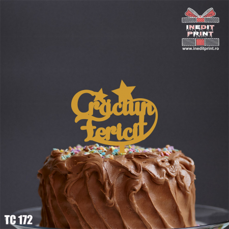 Topper tort Crăciun fericit TC172 [0]