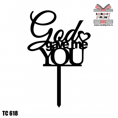 Topper tort God gave me you TC618 [3]