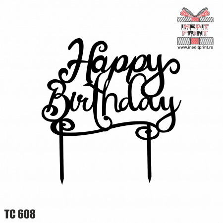 Topper tort Happy Birthday TC608 [3]