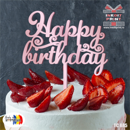 Topper Tort Happy Birthday TC885 [6]