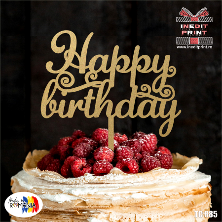 Topper Tort Happy Birthday TC885 [3]