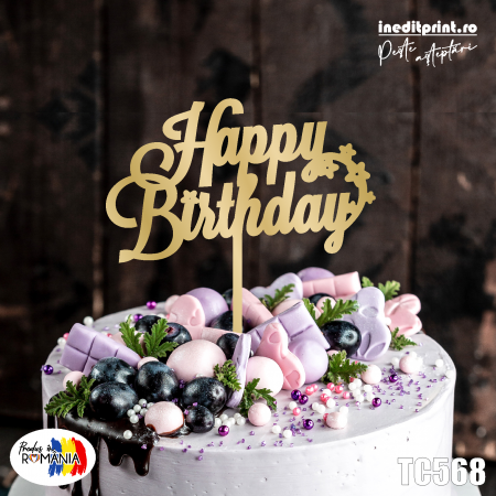 Topper tort Happy Birthday TC568 [2]