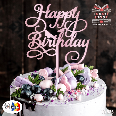 Topper tort Happy Birthday TC886 [3]