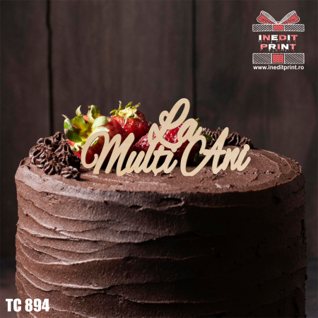 Toppers - Topper Tort La Mulți Ani TC894