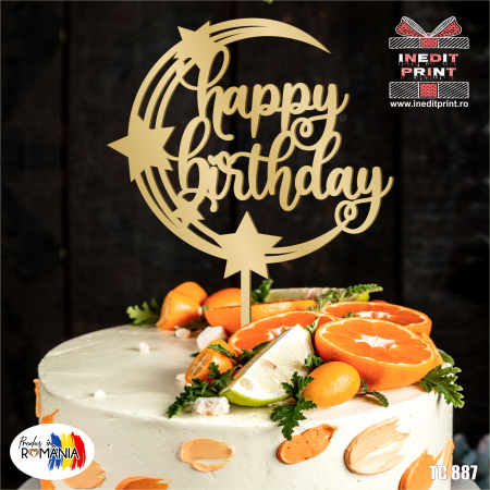 Topper tort Happy Birthday TC887 [2]