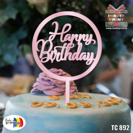 Topper tort Happy Birthday TC892 [8]
