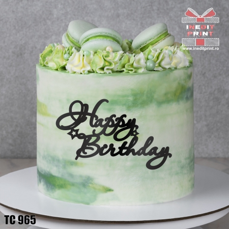 Toppers - Topper Tort Happy Birthday TC965