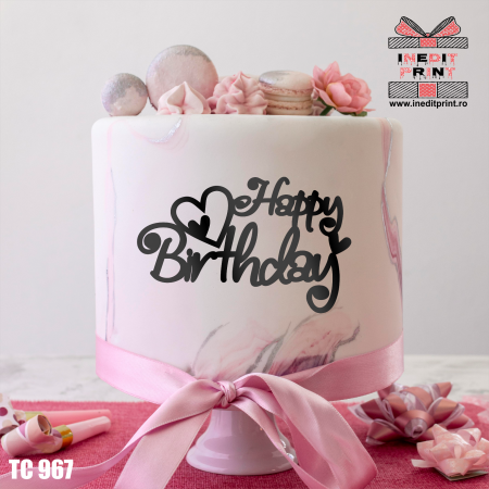 Toppers - Topper Tort Happy Birthday TC967