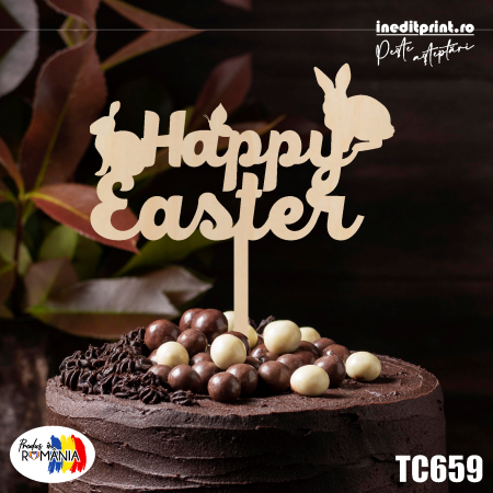 Topper tort Happy Easter TC659