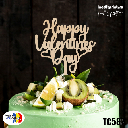 Topper tort Happy Valentines day TC587 [4]
