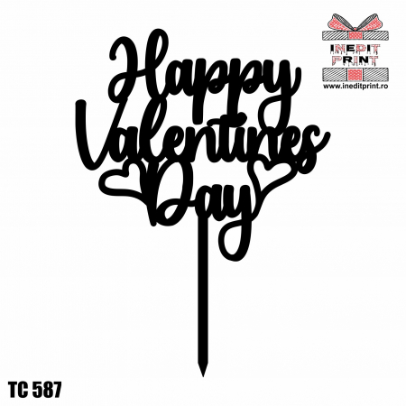 Topper tort Happy Valentines day TC587 [2]