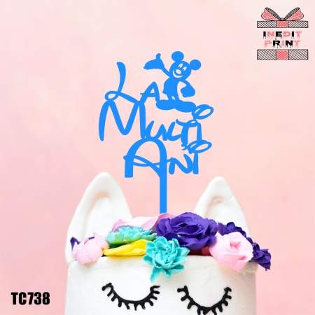La multi ani - Topper tort La multi ani TC738