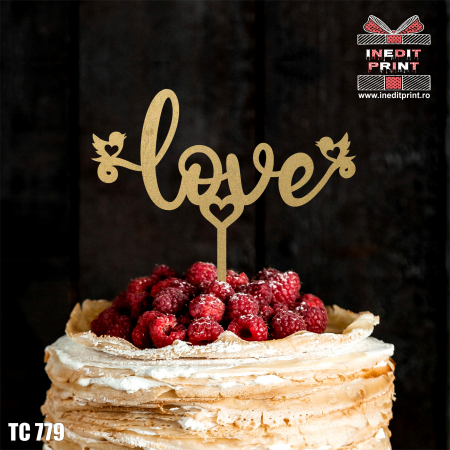 Alte evenimente - Topper Tort Love TC779