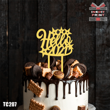 Craciun / An nou - Topper tort  New Year TC207