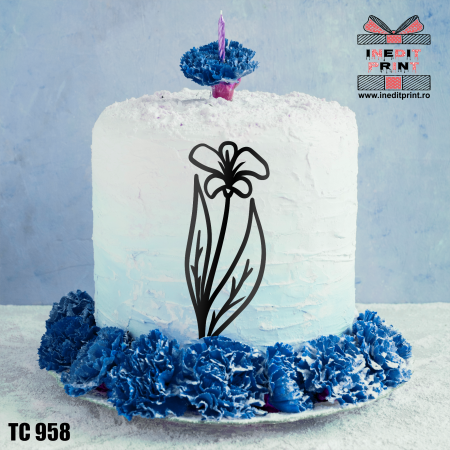 Toppers - Topper Tort Oneline FloareTC958