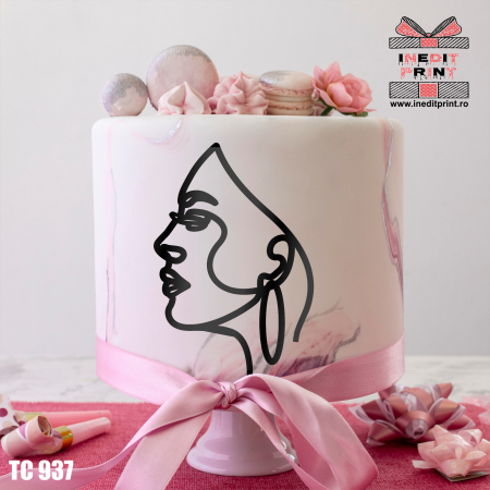 Toppers - Topper Tort Oneline Girl TC937