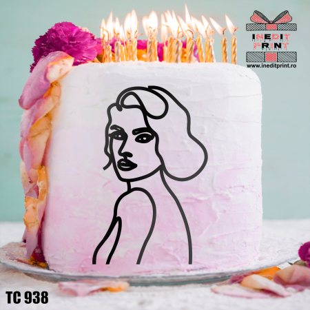 Toppers - Topper Tort Oneline Girl TC938