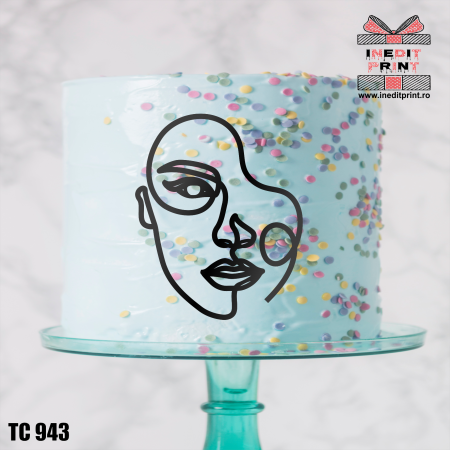 Toppers - Topper Tort Oneline Girl TC943