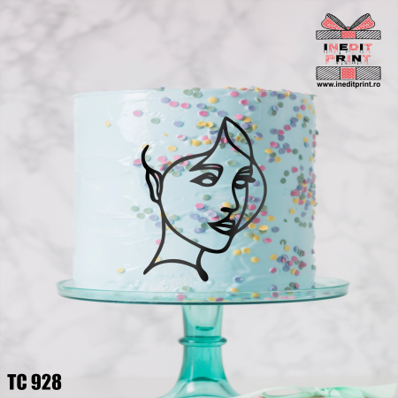 Toppers - Topper Tort Oneline Girl TC928
