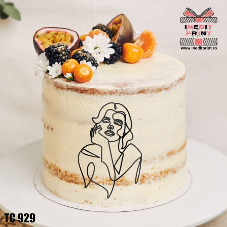 Toppers - Topper Tort Oneline Girl TC929