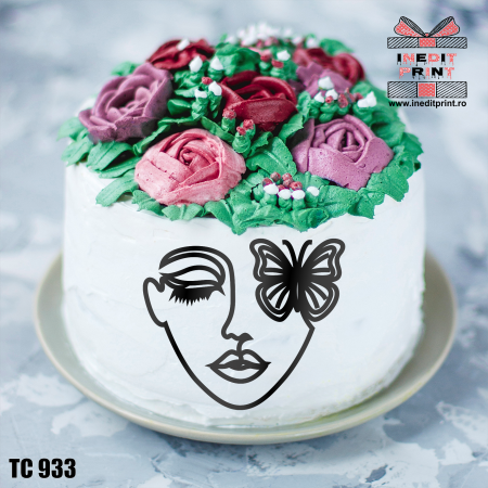 Toppers - Topper Tort Oneline Fluture TC933