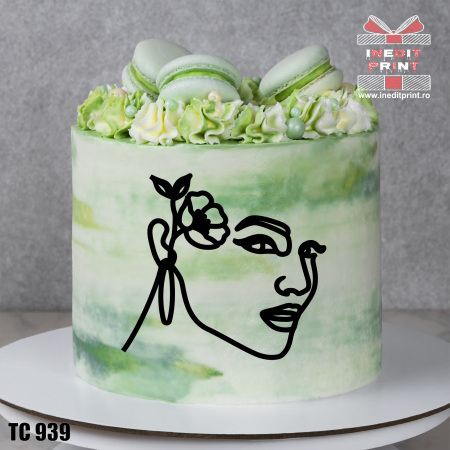 Toppers - Topper Tort Oneline Girl TC939