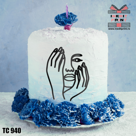 Toppers - Topper Tort Oneline Hands TC940