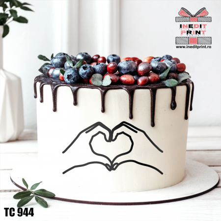 Toppers - Topper Tort Oneline Hands TC944