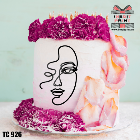 Toppers - Topper Tort Oneline Girl TC926
