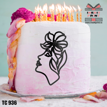 Toppers - Topper Tort Oneline Flori TC936