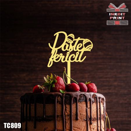 Diverse - Topper Tort Paste Fericit cu oua TC809