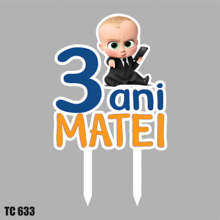 Topper Tort UV Personalizat Boss Baby TC633 [1]