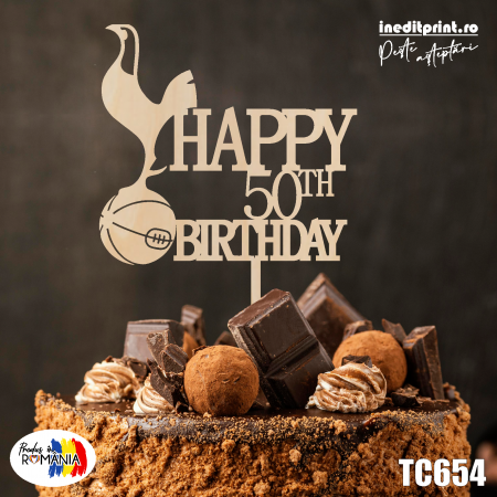 Topper Tort Personalizat Happy Birthday TC654 [1]