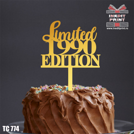 Toppers - Topper Tort Personalizat Limited Edition TC734