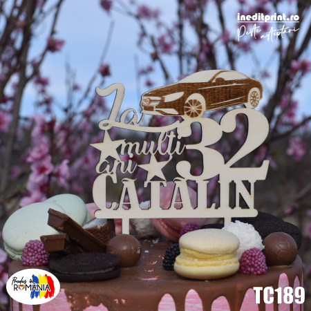 Pasiuni - Topper Tort Personalizat TC189
