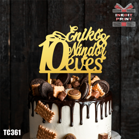 Toppers - Topper Tort Personalizat TC361