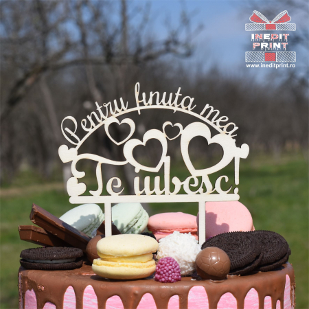 Botez pentru copii - Topper tort Personalizat Pentru  finuța mea TC226