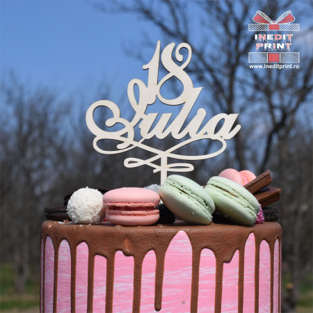 Nume - Topper Tort Personalizat TC288