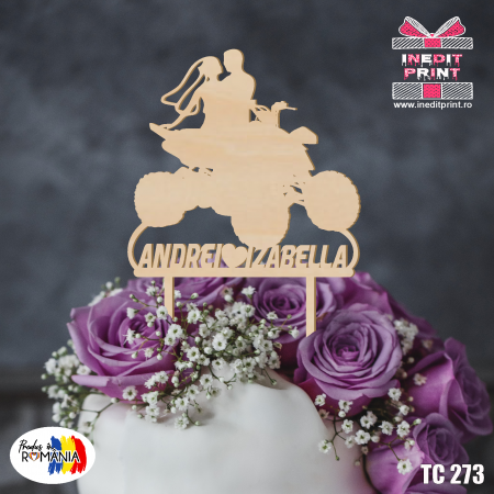 Pasiuni - Topper Tort Personalizat TC273