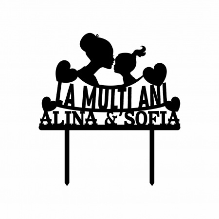La multi ani (Familiei) - Topper Tort Personalizat TC303
