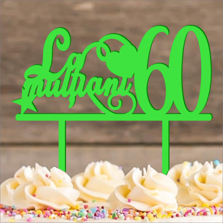 La multi ani + Personalizare - Topper Tort Personalizat TC309
