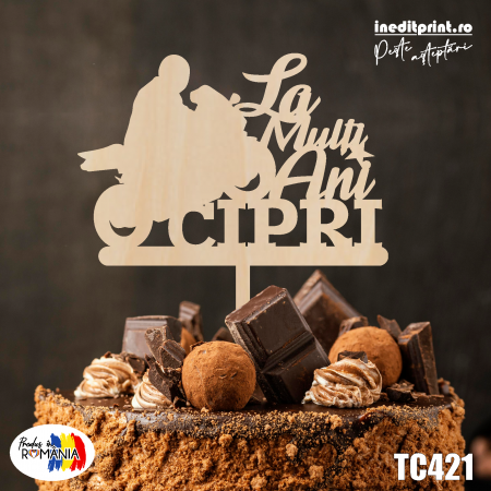 Pasiuni - Topper tort Personalizat TC421