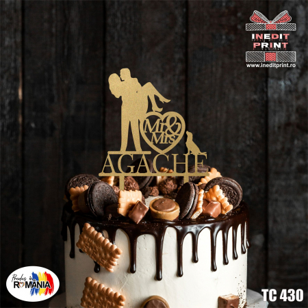 Toppers - Topper Tort Personalizat TC430