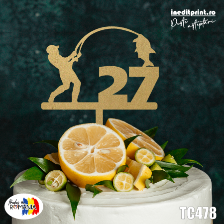 Varsta - Topper tort Personalizat TC478